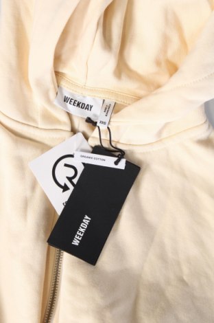 Damen Sweatshirt Weekday, Größe XXS, Farbe Beige, Preis 10,72 €