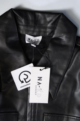 Dámska kožená bunda  NA-KD, Veľkosť M, Farba Čierna, Cena  49,48 €