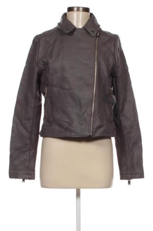 Dámska kožená bunda  New York & Company, Veľkosť M, Farba Sivá, Cena  10,16 €