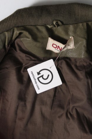Dámska kožená bunda  ONLY, Veľkosť L, Farba Zelená, Cena  18,11 €