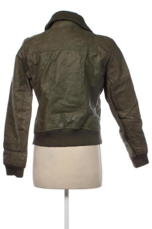 Dámska kožená bunda  ONLY, Veľkosť L, Farba Zelená, Cena  18,11 €