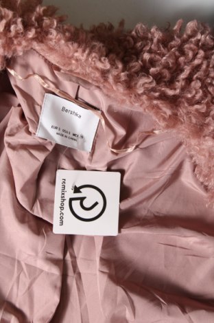 Palton de femei Bershka, Mărime S, Culoare Roz, Preț 123,19 Lei