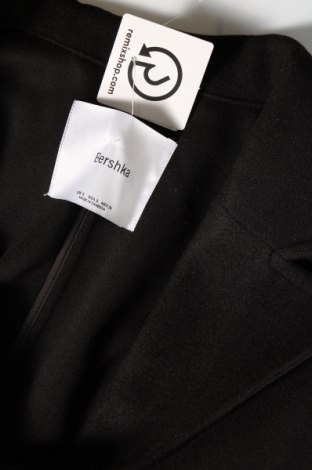 Дамско палто Bershka, Размер S, Цвят Черен, Цена 19,26 лв.