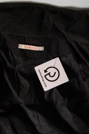 Γυναικείο παλτό Camaieu, Μέγεθος L, Χρώμα Γκρί, Τιμή 19,86 €
