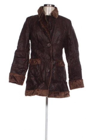 Дамско палто Chic Et Jeune, Размер S, Цвят Кафяв, Цена 37,45 лв.