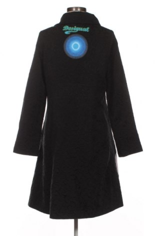 Дамско палто Desigual, Размер XL, Цвят Черен, Цена 129,00 лв.
