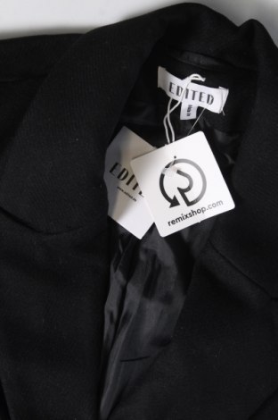 Γυναικείο παλτό Edited, Μέγεθος S, Χρώμα Μαύρο, Τιμή 64,77 €