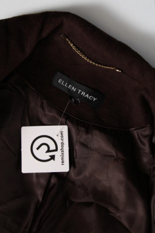 Дамско палто Ellen Tracy, Размер M, Цвят Кафяв, Цена 17,88 лв.