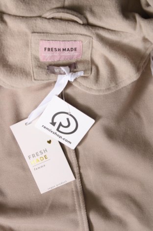 Γυναικείο παλτό Fresh Made, Μέγεθος M, Χρώμα  Μπέζ, Τιμή 20,46 €