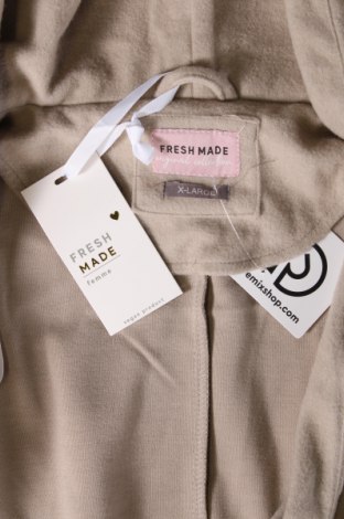 Damski płaszcz Fresh Made, Rozmiar XL, Kolor Beżowy, Cena 450,46 zł