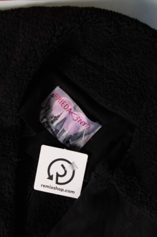 Γυναικείο παλτό Frieda Loves NYC, Μέγεθος S, Χρώμα Μαύρο, Τιμή 7,40 €