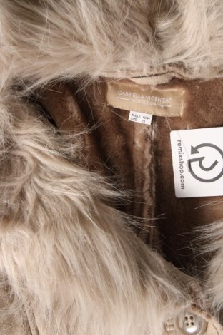 Дамско палто Gabriella Vicenza, Размер L, Цвят Бежов, Цена 13,91 лв.