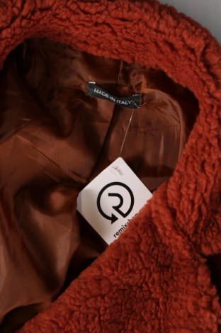 Γυναικείο παλτό Made In Italy, Μέγεθος M, Χρώμα Καφέ, Τιμή 7,28 €