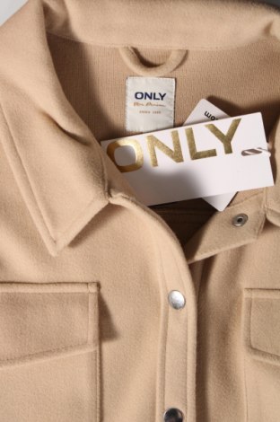 Дамско палто ONLY, Размер XL, Цвят Бежов, Цена 30,40 лв.