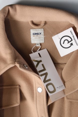 Γυναικείο παλτό ONLY, Μέγεθος M, Χρώμα  Μπέζ, Τιμή 21,55 €