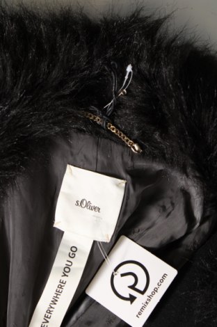 Дамско палто S.Oliver, Размер S, Цвят Черен, Цена 218,88 лв.
