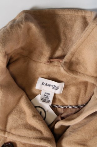 Γυναικείο παλτό St. John's Bay, Μέγεθος S, Χρώμα  Μπέζ, Τιμή 23,17 €