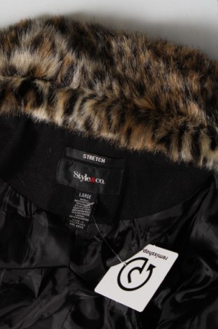 Női kabát Style & Co, Méret L, Szín Fekete, Ár 2 715 Ft
