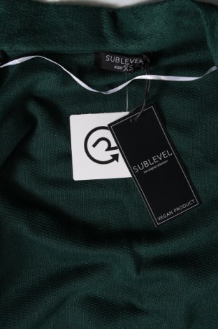 Дамско палто Sublevel, Размер XS, Цвят Зелен, Цена 36,05 лв.