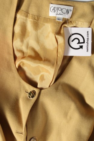 Γυναικείο σακάκι Cartoon, Μέγεθος M, Χρώμα Κίτρινο, Τιμή 2,99 €