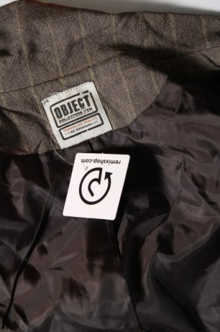 Γυναικείο σακάκι Object, Μέγεθος M, Χρώμα Καφέ, Τιμή 22,06 €