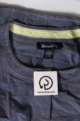 Γυναικείο μπουφάν Denim&Co., Μέγεθος M, Χρώμα Μπλέ, Τιμή 3,27 €