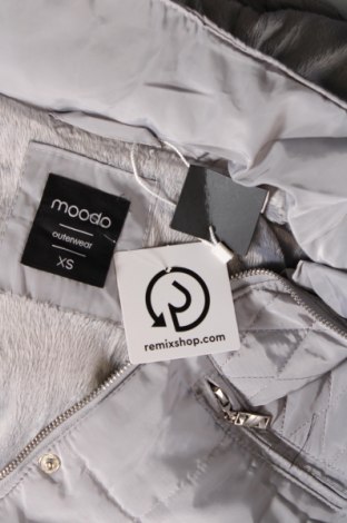Γυναικείο μπουφάν Moodo, Μέγεθος XS, Χρώμα Γκρί, Τιμή 44,81 €