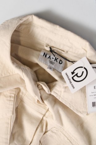 Γυναικείο μπουφάν NA-KD, Μέγεθος XS, Χρώμα  Μπέζ, Τιμή 24,08 €