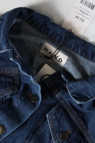 Γυναικείο μπουφάν NA-KD, Μέγεθος XS, Χρώμα Μπλέ, Τιμή 20,51 €