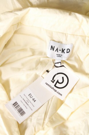 Γυναικείο μπουφάν NA-KD, Μέγεθος XL, Χρώμα Εκρού, Τιμή 17,31 €