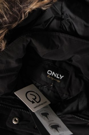 Γυναικείο μπουφάν ONLY, Μέγεθος M, Χρώμα Μαύρο, Τιμή 27,48 €