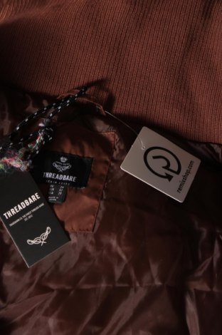 Γυναικείο μπουφάν Threadbare, Μέγεθος 3XL, Χρώμα Καφέ, Τιμή 21,57 €