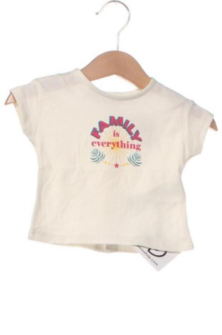 Детска блуза Kiabi, Размер 1-2m/ 50-56 см, Цвят Екрю, Цена 12,09 лв.