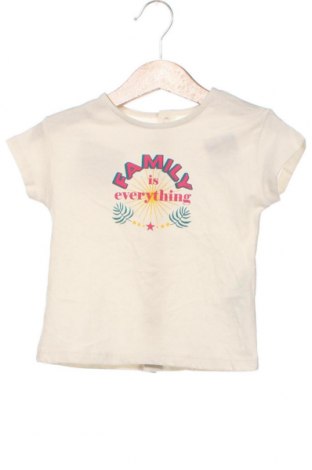 Детска блуза Kiabi, Размер 9-12m/ 74-80 см, Цвят Екрю, Цена 20,67 лв.