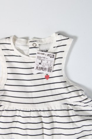 Dětské šaty  Kiabi, Velikost 2-3m/ 56-62 cm, Barva Bílá, Cena  609,00 Kč
