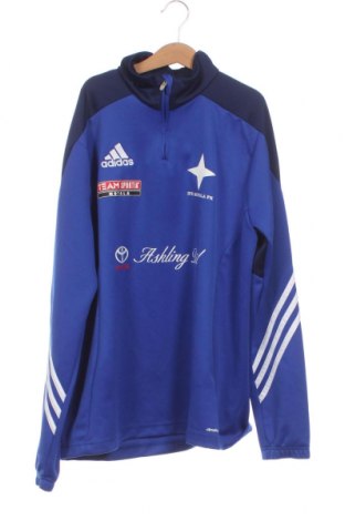 Bluză sport pentru copii Adidas, Mărime 10-11y/ 146-152 cm, Culoare Albastru, Preț 42,09 Lei