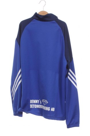 Kinder Sportbluse Adidas, Größe 10-11y/ 146-152 cm, Farbe Blau, Preis 56,27 €