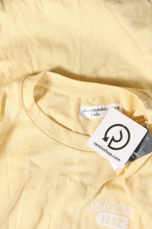 Παιδικό μπλουζάκι Abercrombie & Fitch, Μέγεθος 15-18y/ 170-176 εκ., Χρώμα Κίτρινο, Τιμή 25,26 €