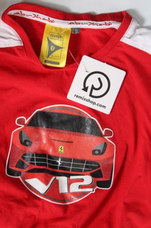 Dziecięcy T-shirt Ferrari, Rozmiar 7-8y/ 128-134 cm, Kolor Czerwony, Cena 37,62 zł