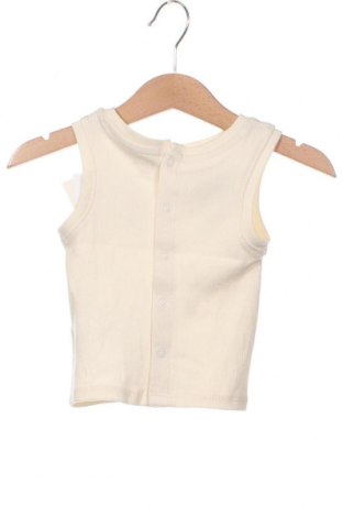 Μπλουζάκι αμάνικο παιδικό Kiabi, Μέγεθος 2-3m/ 56-62 εκ., Χρώμα Εκρού, Τιμή 4,15 €