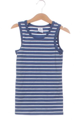 Μπλουζάκι αμάνικο παιδικό Sanetta, Μέγεθος 6-7y/ 122-128 εκ., Χρώμα Μπλέ, Τιμή 5,34 €