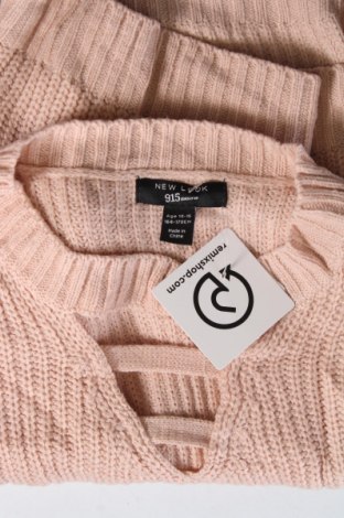 Детски пуловер New Look, Размер 14-15y/ 168-170 см, Цвят Розов, Цена 6,90 лв.