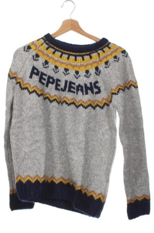 Детски пуловер Pepe Jeans, Размер 15-18y/ 170-176 см, Цвят Сив, Цена 23,84 лв.