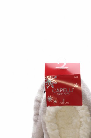 Домашни пантофи Capelli New York, Размер 35, Цвят Сив, Цена 31,49 лв.