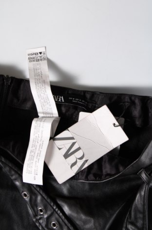 Lederrock Zara, Größe M, Farbe Schwarz, Preis 8,29 €