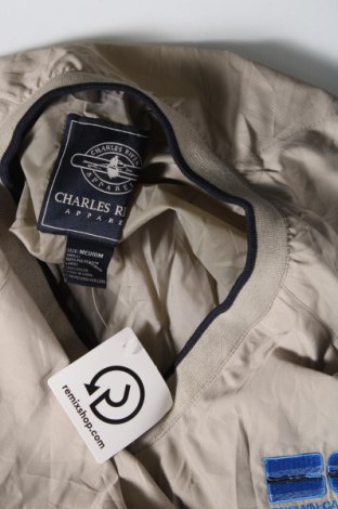 Herren Shirt Charles River, Größe M, Farbe Beige, Preis 2,23 €