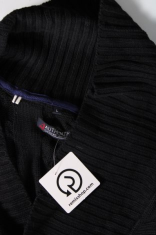 Ανδρική ζακέτα Authentic Clothing Company, Μέγεθος L, Χρώμα Μαύρο, Τιμή 3,05 €