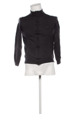 Jachetă tricotată de bărbați Hugo Boss, Mărime M, Culoare Gri, Preț 322,37 Lei