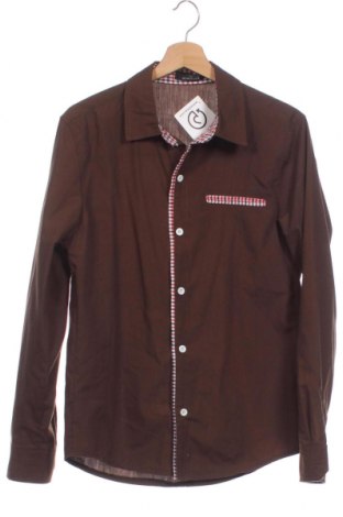 Ανδρικό πουκάμισο, Μέγεθος M, Χρώμα Καφέ, Τιμή 2,22 €