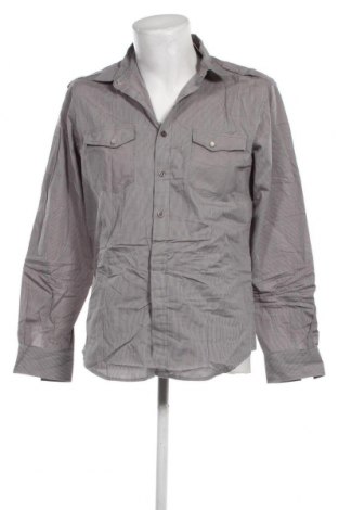 Ανδρικό πουκάμισο Angelo Litrico, Μέγεθος M, Χρώμα Γκρί, Τιμή 2,51 €